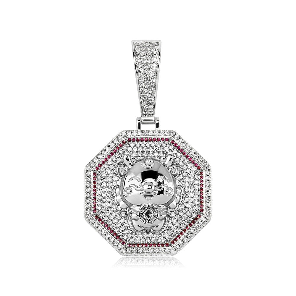 Year Of The Dragon Pendant 14K - ICECI