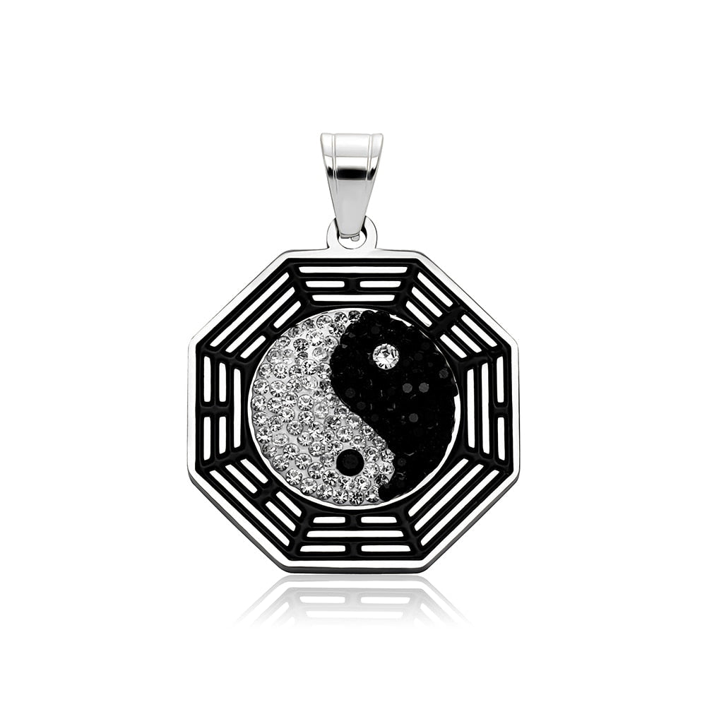 Yin Yang Web Pendant 14K - ICECI