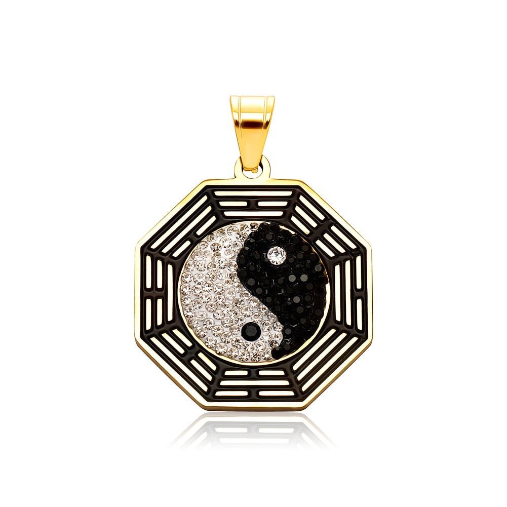 Yin Yang Web Pendant 14K - ICECI