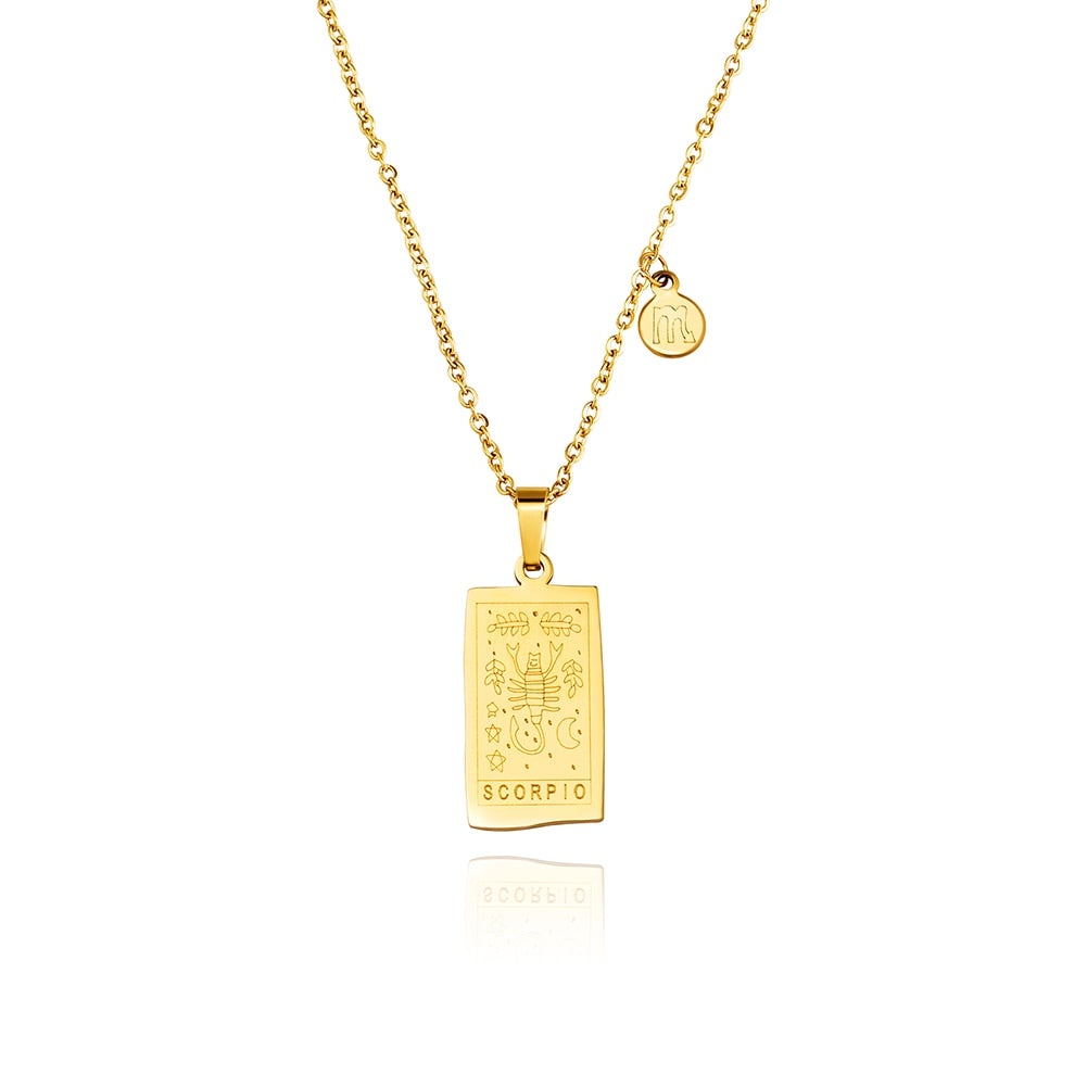 Zodiac Tarot Pendant 14K - ICECI