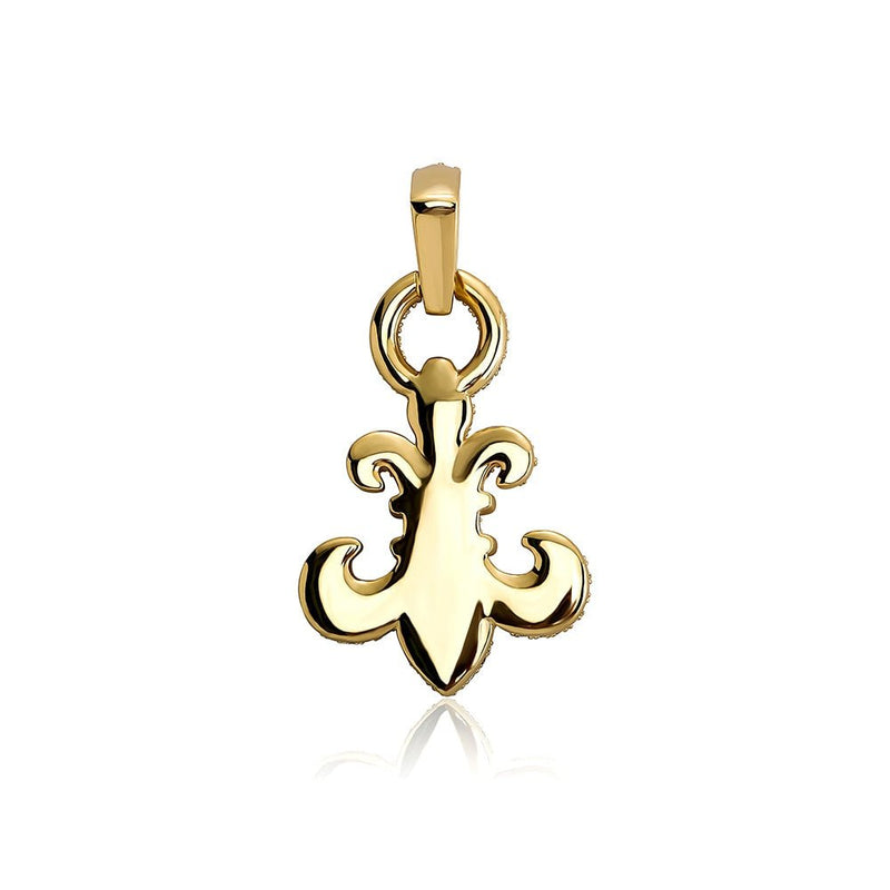 Fleur-de-Lis Pendant 14K - ICECI